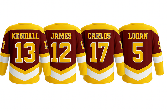 Big Time Rush Hockey Jersey – Custom BTR Fan Inspired Jersey